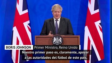 Boris Johnson no afloja y amenaza a la Superliga