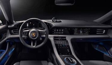Porsche Taycan eléctrico, así es el interior del gran rival de Tesla