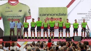 18/08/17 VUELTA CICLISTA A ESPAÑA 2017 NIMES PRESENTACION DE LOS EQUIPOS CANNONDALE CICLISMO