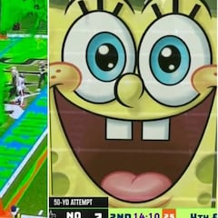 ¡Bob Esponja se apodera del Bears vs Saints! ¿Por qué el juego está en Nickelodeon?