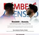 Dembélé gana la carrera a Asensio: sus números, frente a frente