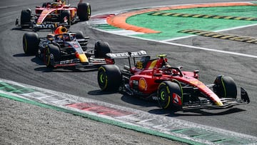 Carlos Sainz (Ferrari SF-23). Monza, Italia. F1 2023.