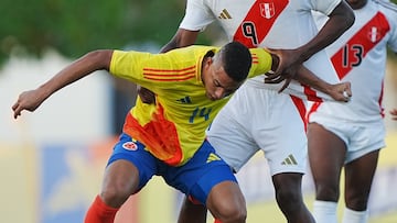 La Selección Colombia Sub-20 vence a Perú en Barranquilla