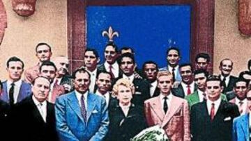 <b>AUDIENCIA. </b>La familia real recibió al Madrid en Lausana (Suiza).