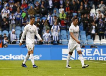 Cristiano Ronaldo y Casemiro.