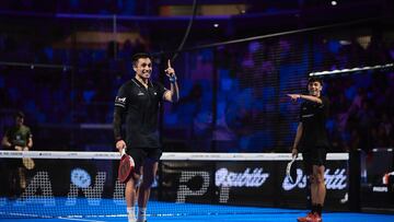 Belasteguín dice en Milán que, por lo menos, uno más