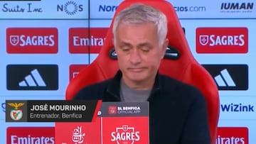 La primera gran rajada de Mourinho en el Benfica: contra un periodista por una “noticia falsa”
