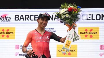 Egan Bernal en la Vuelta a Cataluña 2024.