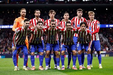 La alineación del Atleti ante el Royale Union Saint-Gilleoise.
Oblak, Hancko, Le Normand, Nahuel Molina, Ruggeri y Pablo Barrios; Baena, Julián Alvarez, Antoine Griezmann, Koke y Giuliano Simeone.