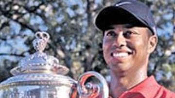 <b>EL MEJOR. </b>Tiger ganó en Medinah el tercer PGA de su carrera.