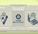 Resumen y goles del Eibar vs. Real Sociedad B de Liga Smartbank