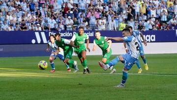MALAGA CF-SD HUESCA.
LIGA SMARTBANK.
PENALTI FALLADO POR RUBEN CASTRO.