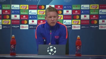 Nagelsmann: "Ni nosotros ni el Atlético tenemos experiencia en este formato"