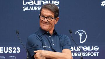 Fabio Capello, hoy en París para los Premios Laureus.