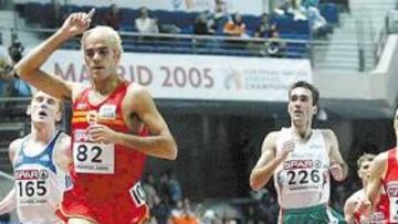 <b>VENCEDOR EN LOS TRES KILÓMETROS. </b>Reyes no necesitaba ganar en las series de 3.000 para pasar a la final, pero decidió vencer para demostrar a sus rivales que está fuerte.