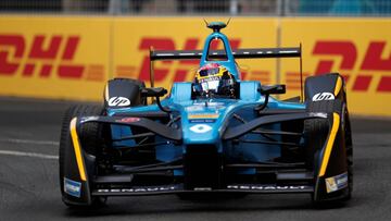Formula E - FIA Formula E Paris ePrix - Paris, France - 20/05/17. Renault e.dams' Sebastien Buemi of Switzerland in action during the race. REUTERS/Benoit Tessier