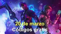 Códigos Free Fire de hoy 20 de marzo de 2022; todas las recompensas gratis
