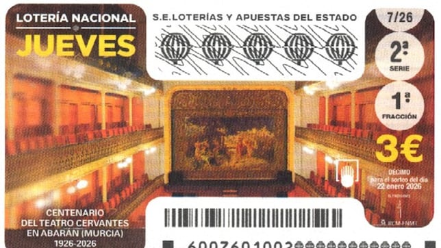 Lotería Nacional: comprobar los resultados y premios del sorteo de hoy, jueves 22 de enero