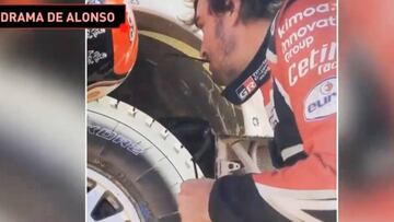 El impactante drama de Alonso: "No tenemos cinta ni nada"