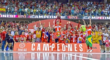 Jimbee Cartagena campe¨®n de Liga por segundo a?o consecutivo.