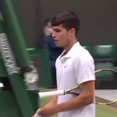 Así se honra al tenis Alcaraz: dos sets abajo, 3 bolas de partido en contra y hace esto...