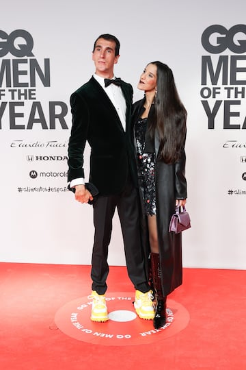 Álex Roca y Mari Carme Maza en la gala de premios GQ Hombres del Año 2023.