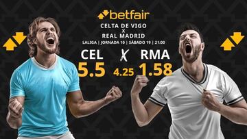 Celta de Vigo vs. Real Madrid: horario, dónde ver, pronósticos y clasificación