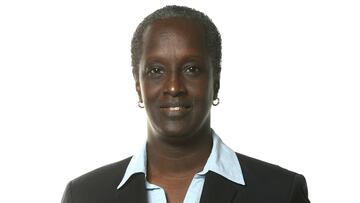 Lydia Nsekera,del Comit&eacute; Ejecutivo de la FIFA