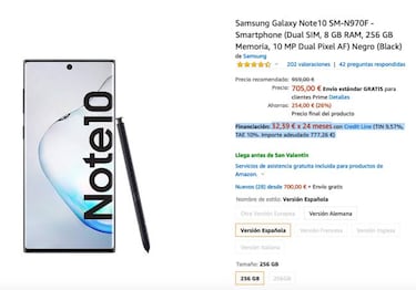 Así se compra a plazos en Amazon: Compras financiadas