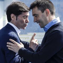 El Leganés pudo ensayar ante el Valencia la zaga del Camp Nou