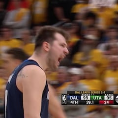 La pesadilla de los Jazz: el recital de canastas de Luka Doncic en su vuelta tras la lesión