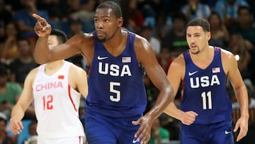 Estados Unidos aplastó a China con Kevin Durant como mejor jugador.