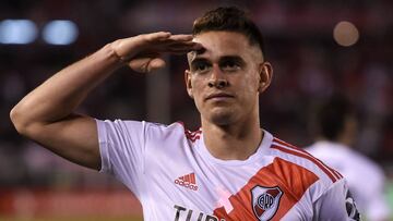 Santos Borré, delantero colombiano