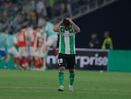 Cucho, en un partido.