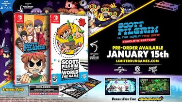 Scott Pilgrim vs The World tendrá tres ediciones especiales en físico para PS4 y Switch
