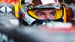 SPIELBERG, AUSTRIA - JUNE 25: Max Verstappen of Netherlands and Red Bull Racing looks on from his car during practice ahead of the F1 Grand Prix of Styria at Red Bull Ring on June 25, 2021 in Spielberg, Austria. (Photo by Mark Thompson/Getty Images)