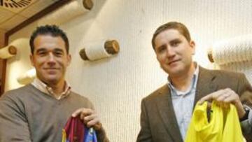 <b>MISMA QUINTA. </b>Luis García y Garrido se criaron en las bases del fútbol valenciano y hoy se medirán en Primera División.