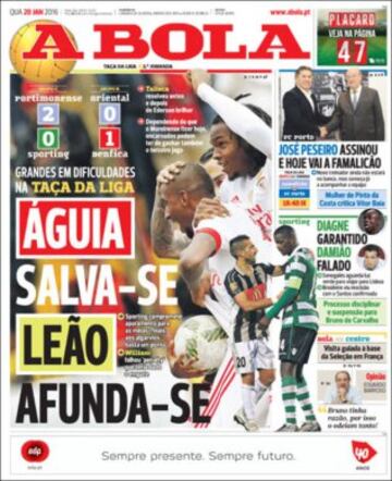 Portadas de la prensa mundial