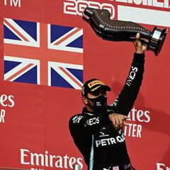 La victoria de Hamilton en Ímola en imágenes