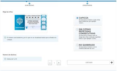 La opción que ofrece Loterías a los que buscan un número “bonito” en el Sorteo de Navidad