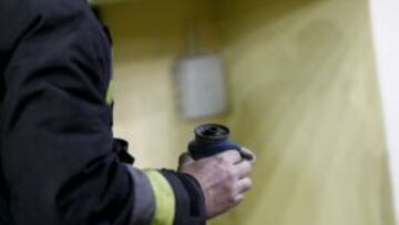 "Aún no se ha detectado a quien lanzó el bote de gas"