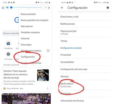 Truco Google: gasta un 60% menos de datos móviles en Android
