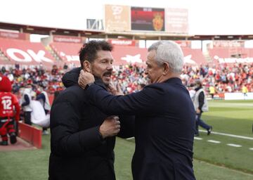 Javier Aguirre y Diego Simeone 