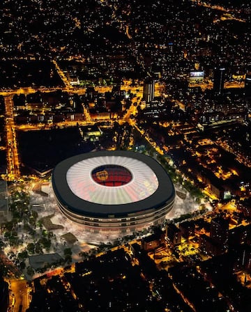 Así quedará el estadio del Fútbol Club Barcelona tras las obras de remodelación.