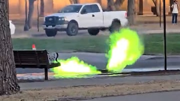 Chemical flames erupt from manholes as Texas tech evacuates