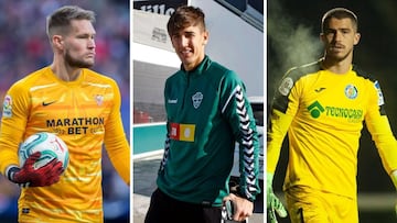 Vaclík, Edgar Badia y Rubén Yáñez opositan para la portería del Granada.