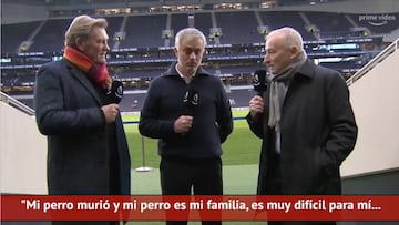 La afligida Navidad de Mourinho con la pérdida de su perro