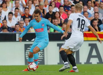 In demand | Atletico Madrid's Antoine Griezmann in LaLiga action against Valencia.