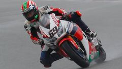 Nikcy Hayden con la Honda en Sepang.