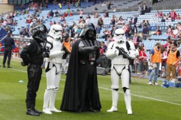 Buen ambiente en el Calderón. 